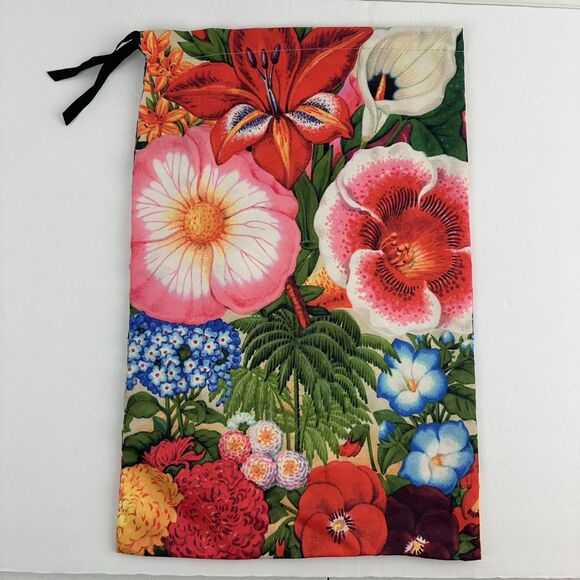 GUCCI Floral Tropical Trees Dust Bag Drawstring Travel Shoes 18"L x 12"W - Picture 4 of 10